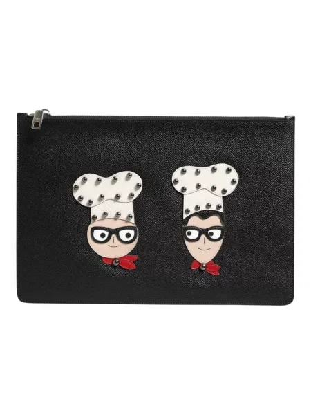 Torebka Dolce And Gabbana skórzana czarna