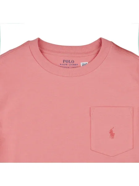 Tricou polo copii Polo Ralph Lauren roz