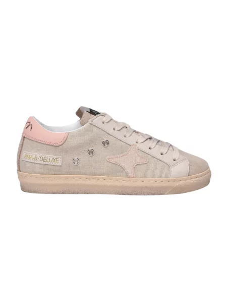 Sneakersy Ama Brand skórzane beżowe