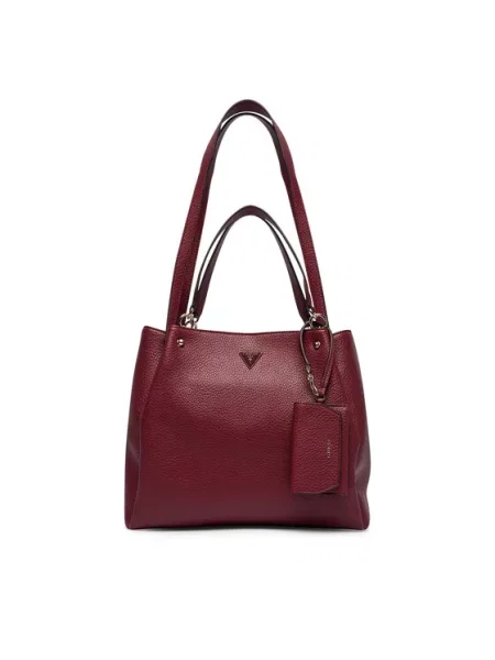 Guess Torebka Lorella Bordowy czerwona