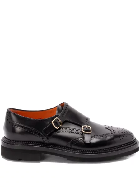 Brogues Santoni din piele negru