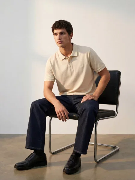 Поло Ltb Jeans бежевое