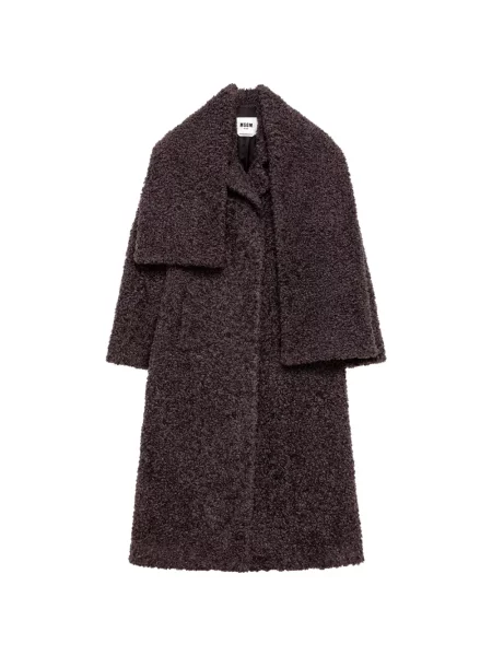 Bouclé palton Msgm violet