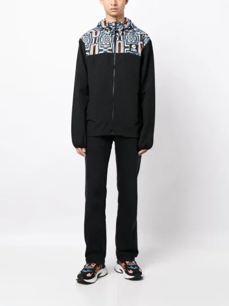 Raštuota vėjastriukė Marcelo Burlon County Of Milan su gobtuvu