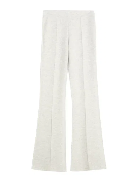 Bershka Hlače svetlo siva