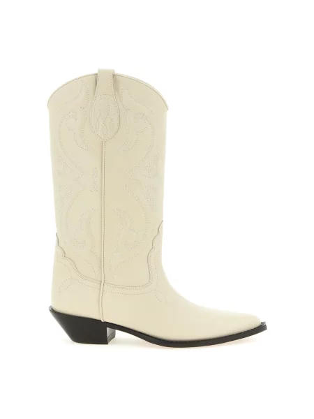 Buty do kostki Sonora skórzane białe