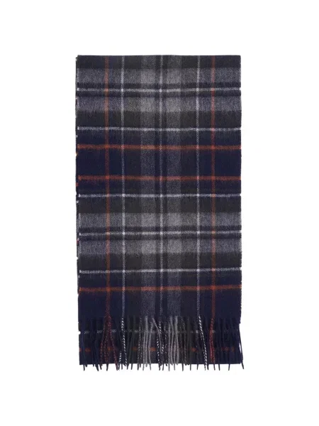 Kockovaná šatka Barbour modrá
