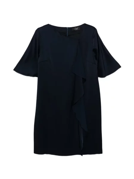 Scurt rochie mini Clips cu volane albastru