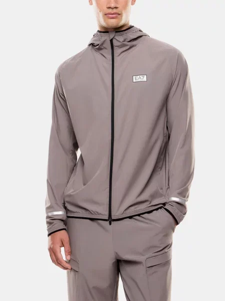 Вітровка поліестер/еластан сірий