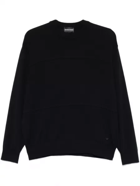Sweter Emporio Armani niebieski