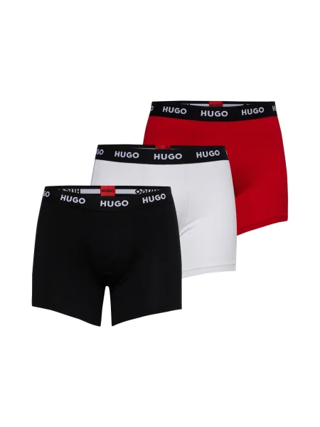 HUGO Boxeralsók fekete fehér