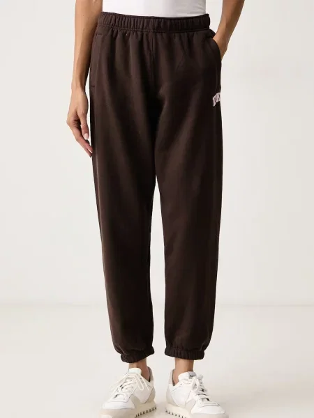 DKNY pantaloni de trening pentru femei cu maro