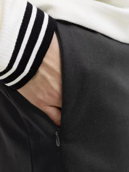 Повсякденні шорти JACK & JONES GORDON BASE SWEAT SHORTS поліестер/бавовна чорний