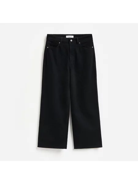 Reserved Džíny culottes černý