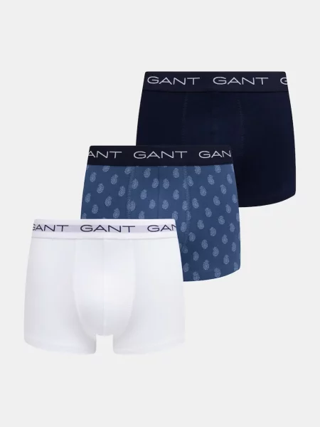 Gant boxerky pánske s bavlnou modrá