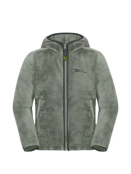 Bluza z kapturem dziecięca Jack Wolfskin zielona