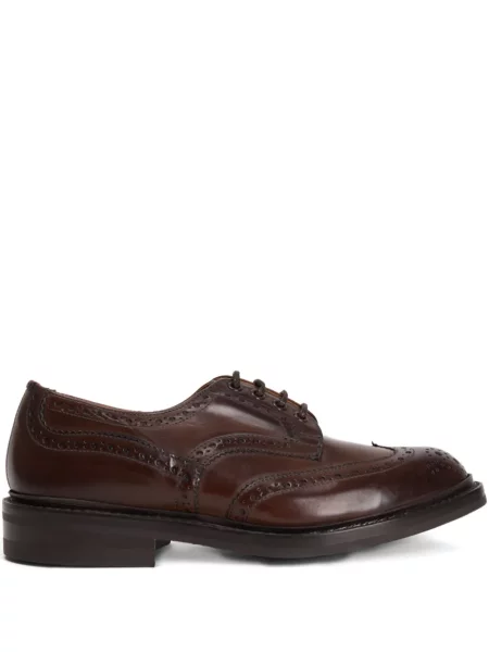 Pantofi derby Tricker's maro