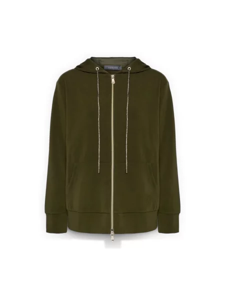 Bluza z kapturem Elena Miro' z kapturem zielona