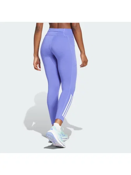 Pruhované legíny Adidas modré