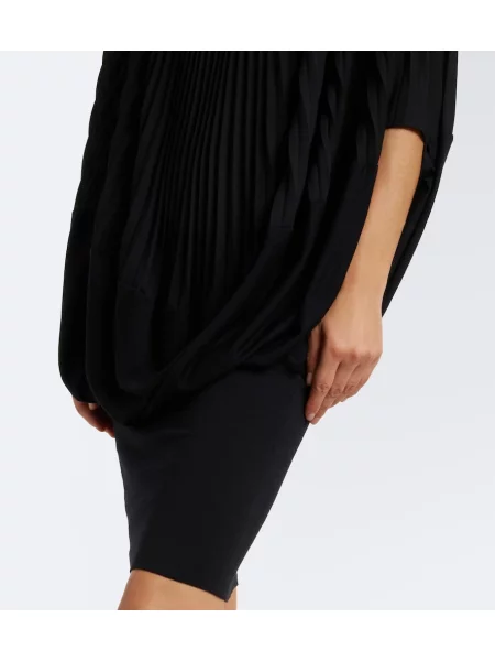 Rochie midi Junya Watanabe de lână negru