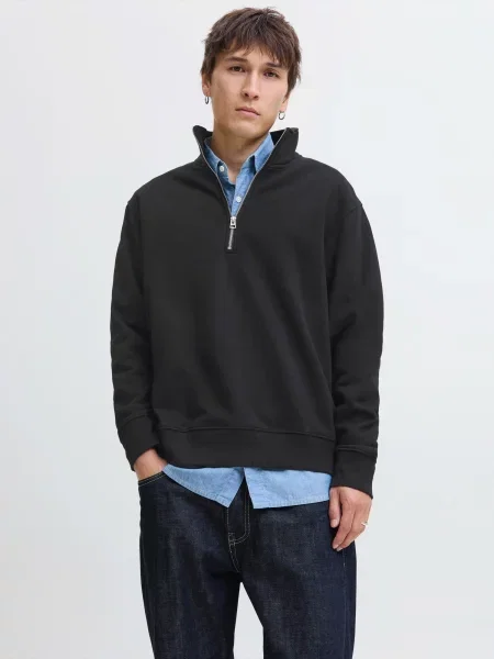 JACK & JONES Mikina JJEUrban Edge' čierna