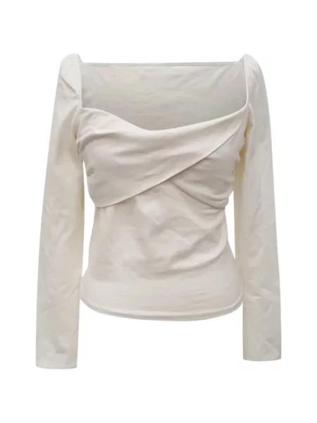 Lung top Reformation alb