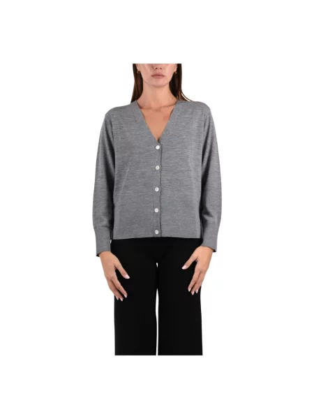 Kardigan Max Mara wełniany szary