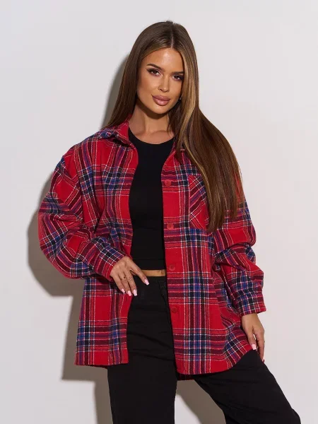 Вовняна Сорочка ISSA Plus червоний