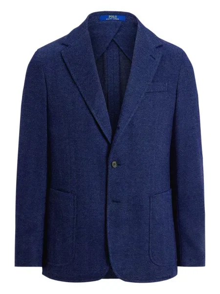 Șapcă Polo Ralph Lauren cu model herringbone din țesătură twill cu imagine albastru