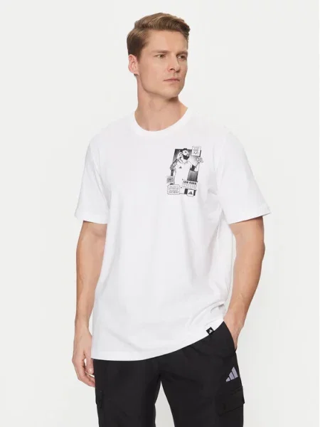 Adidas T-shirt Messi Icon Graphic bijela