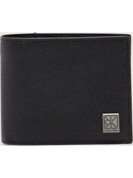 Calvin Klein Pénztárcák EMBLEM HW BILLFOLD W/COIN' fekete