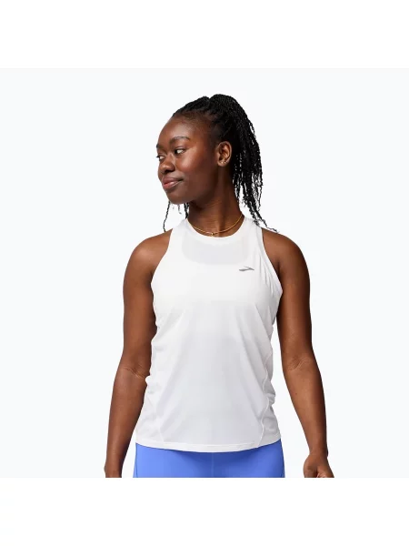 Běžecké tílko Brooks Sprint Free Tank white bílé