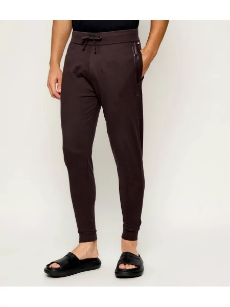 BOSS Pantaloni trening Authentic Maro negru