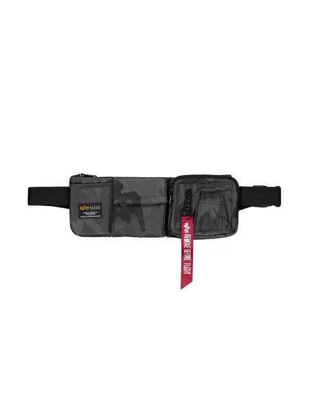 ALPHA INDUSTRIES Torbica za okrog pasu mešane barve črna