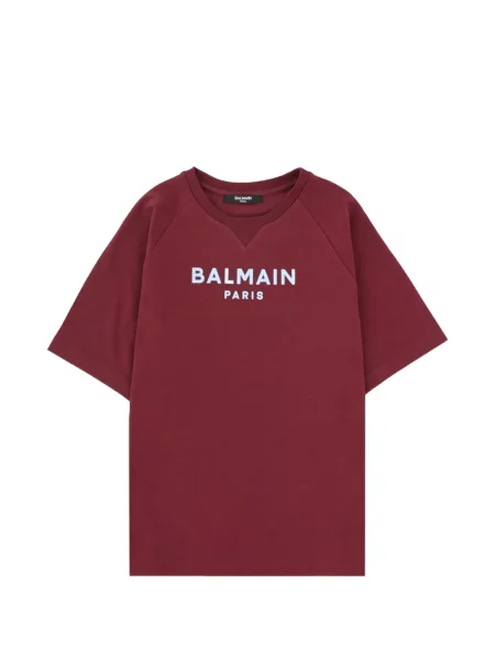 Koszulka dziecięca Balmain czerwona