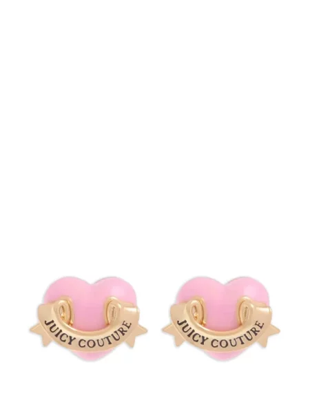 Cercei Juicy Couture cu motiv cu inimi