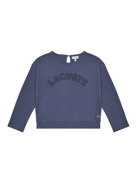 Детский свитшот Lacoste фиолетовый