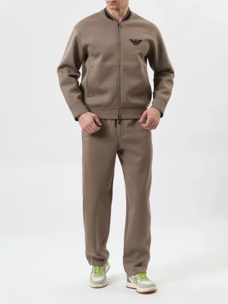 Костюмний спортивний костюм Emporio Armani коричневий