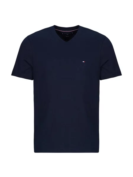 Tommy Hilfiger T-shirt Essential V-Neck Tee Tamnoplava plava