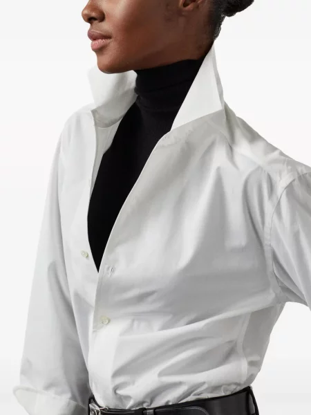 Cămașă Ralph Lauren Collection lungă alb