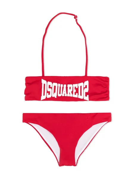 Bikini dziecięce Dsquared2 czerwone