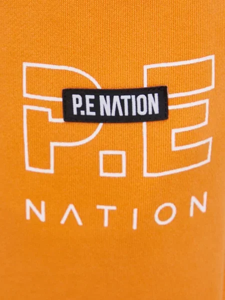 P.E Nation Spodnie gładkie pomarańczowy
