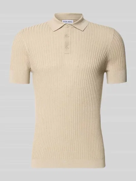 Koszulka polo o kroju slim fit z mieszanki Antony Morato beżowa
