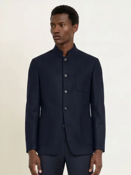 Windsor. Sako Tesso Shaped Fit tmavě modrá