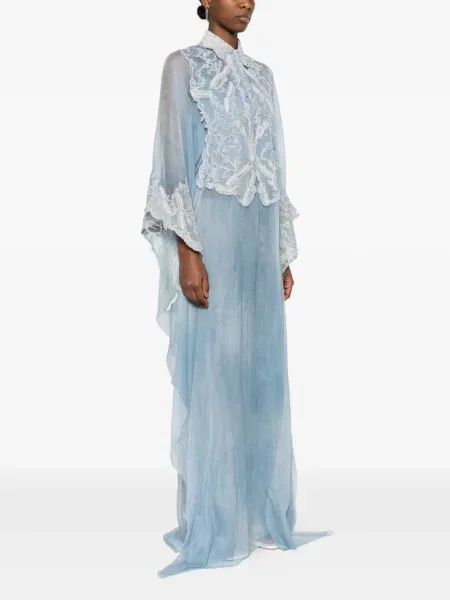 Rochie maxi Ermanno Scervino de costum albastru