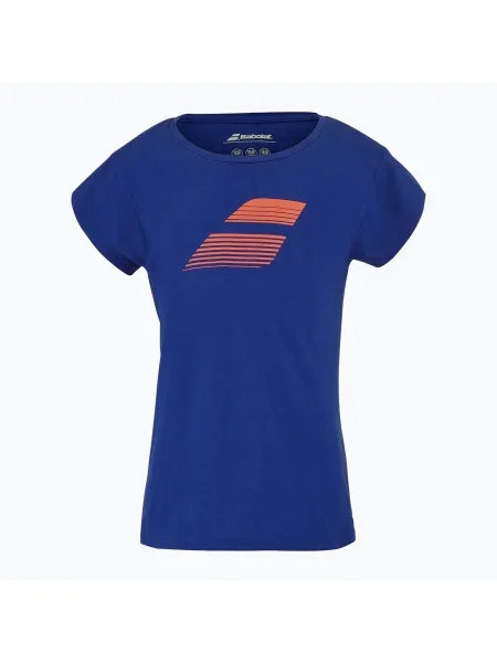 Детска тениска Babolat Exercise Cotton Jr sodalite blue синьо