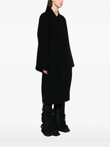 Cu centură palton Rick Owens negru