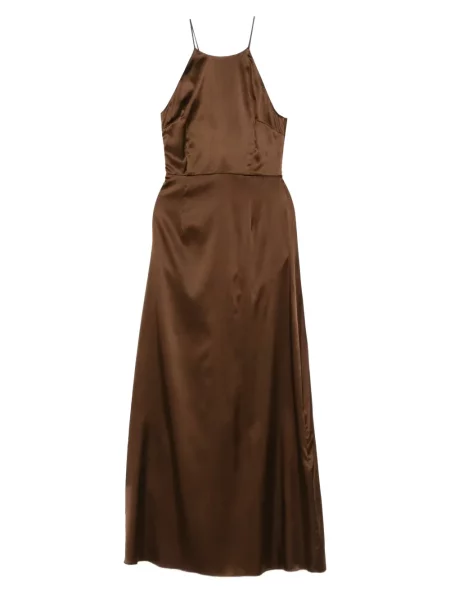 Rochie maxi The Garment de costum maro