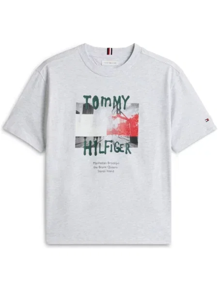 Tričko Tommy Hilfiger sivá
