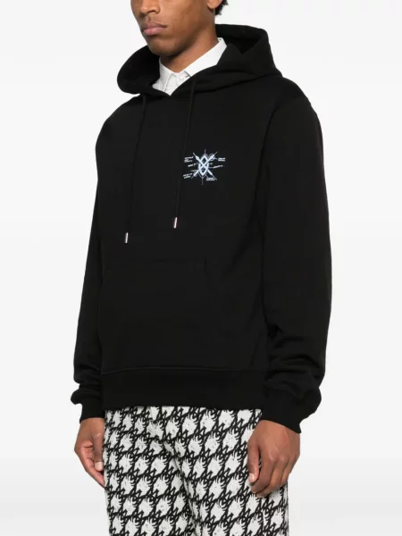 Hoodie Daily Paper με σχέδιο μαύρο